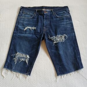 true religion ♡ geno denim shorts